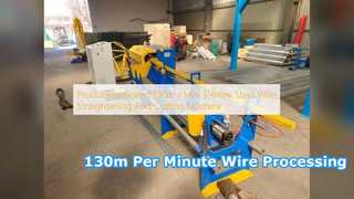 High Speed Steel Wire Straightening and Cutting Machine