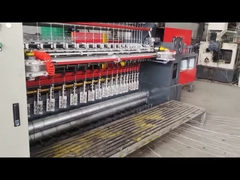 Mesh Width 2440mm Fixed Knot Fence Machine Line Wire Space 75mm 220v