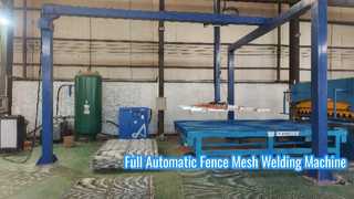 This is full automatic fence mesh welding machine. The machine is used to produce 3D fence mesh