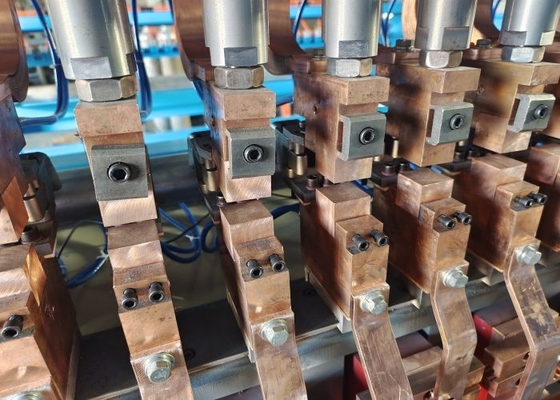 Water Cooling Electrode Deformed Steel Bar Mesh Welding Machine 10x10cm
