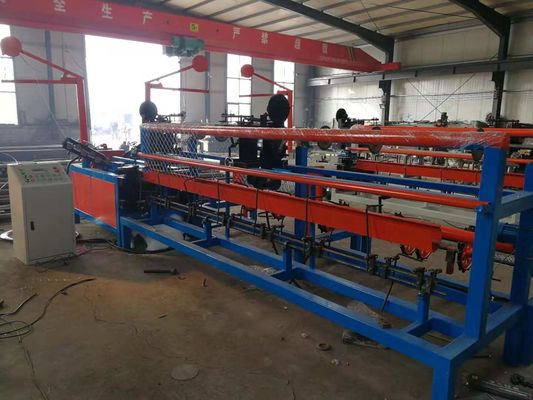 Touch Screen Double Wire Chain Link Fence Making Machine