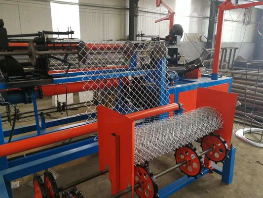 Basketball Court Fully Automatic Chain Link Fencing Machine