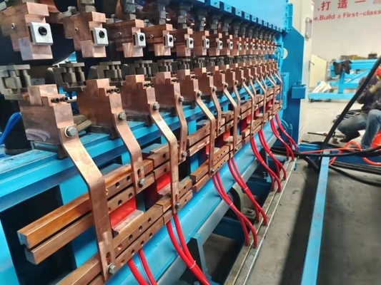 Mesh Size Adjustable Length 12m Rebar Mesh Welding Machine