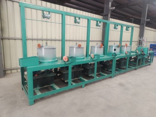 Outlet 2.8mm Steel Wire Drawing Machine Speed 280m Per Min Plc